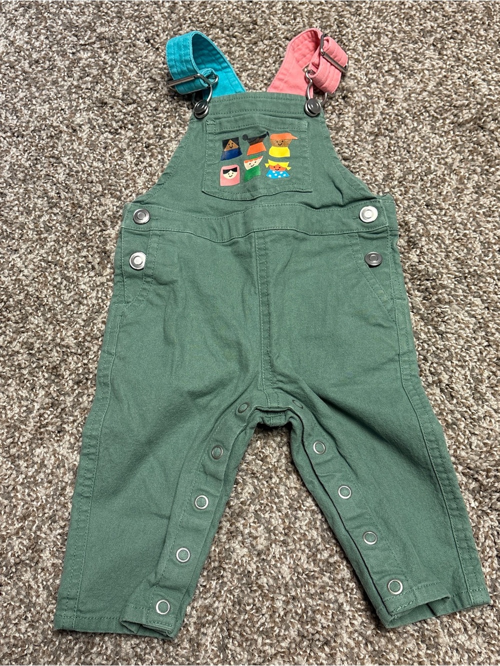 Christian Robinson Green Overalls